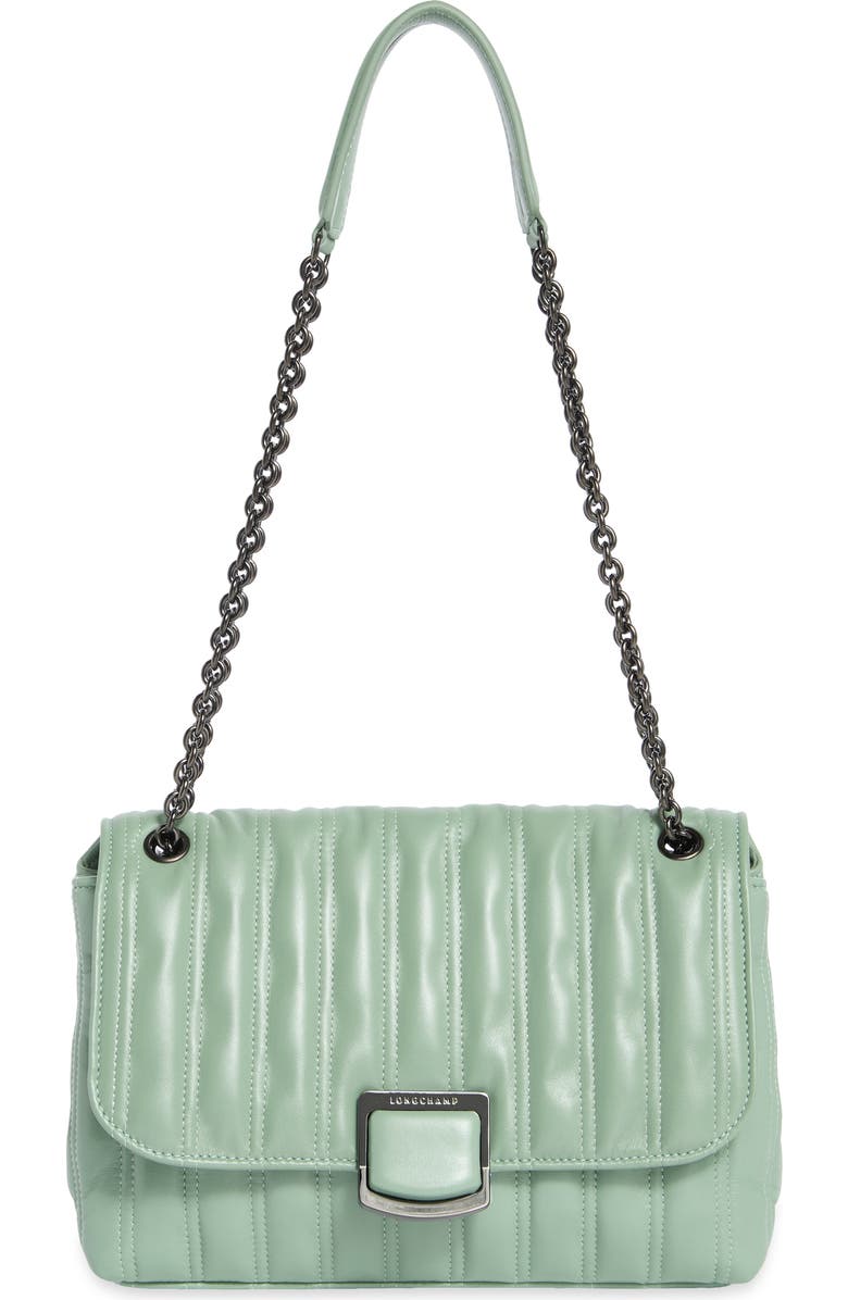 Longchamp Brioche Large Shoulder Bag, Main, color, Powder