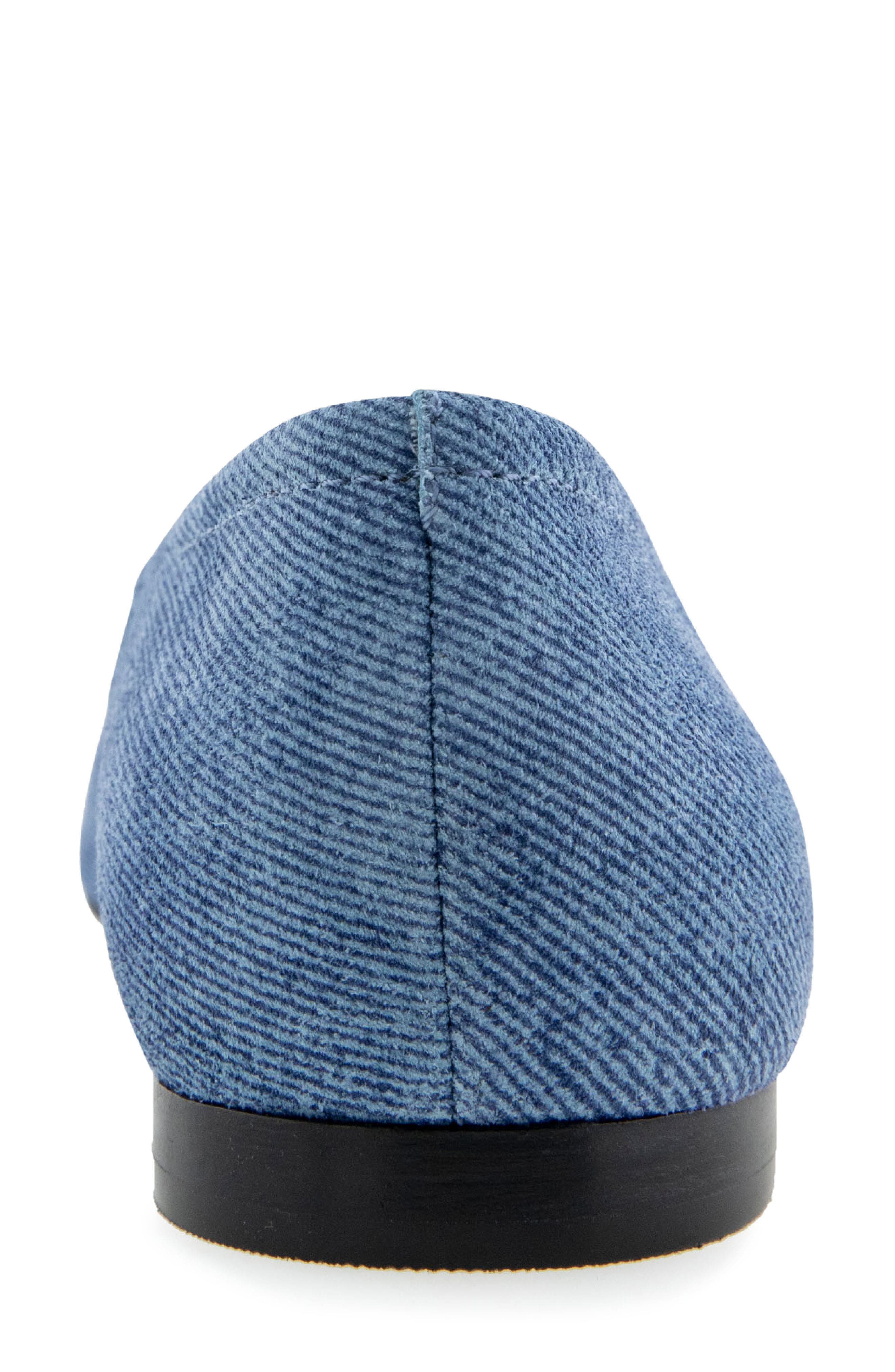 Aerosoles Amelie Ballet Flat, Alternate, color, Blue Jean Denim Suede