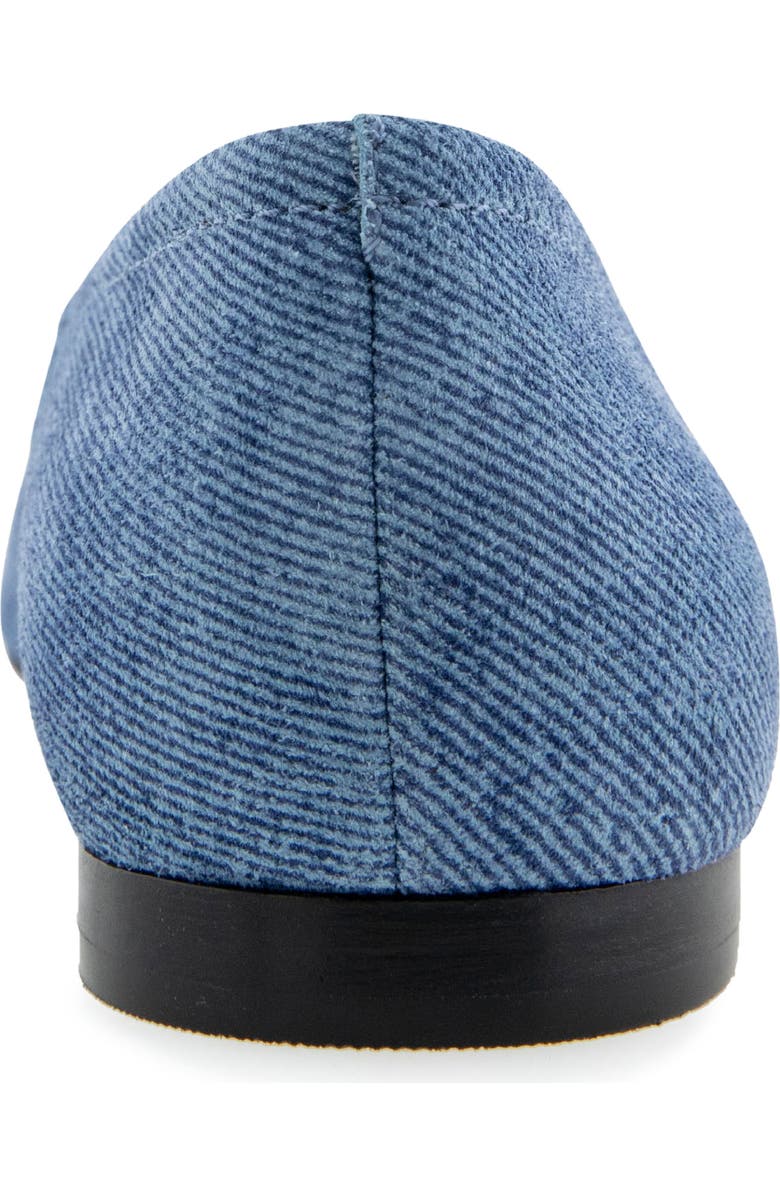 Aerosoles Amelie Ballet Flat, Alternate, color, Blue Jean Denim Suede