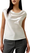 Lilysilk Silk Charmeuse Cowl Neck Top