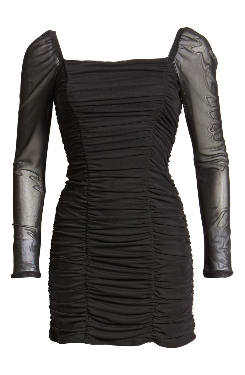 Leith Ruched Body-Con Minidress, Alternate, color, 