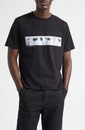 JKEEFER Line Up Organic Cotton Graphic T-Shirt