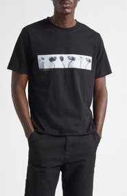 JKEEFER Line Up Organic Cotton Graphic T-Shirt