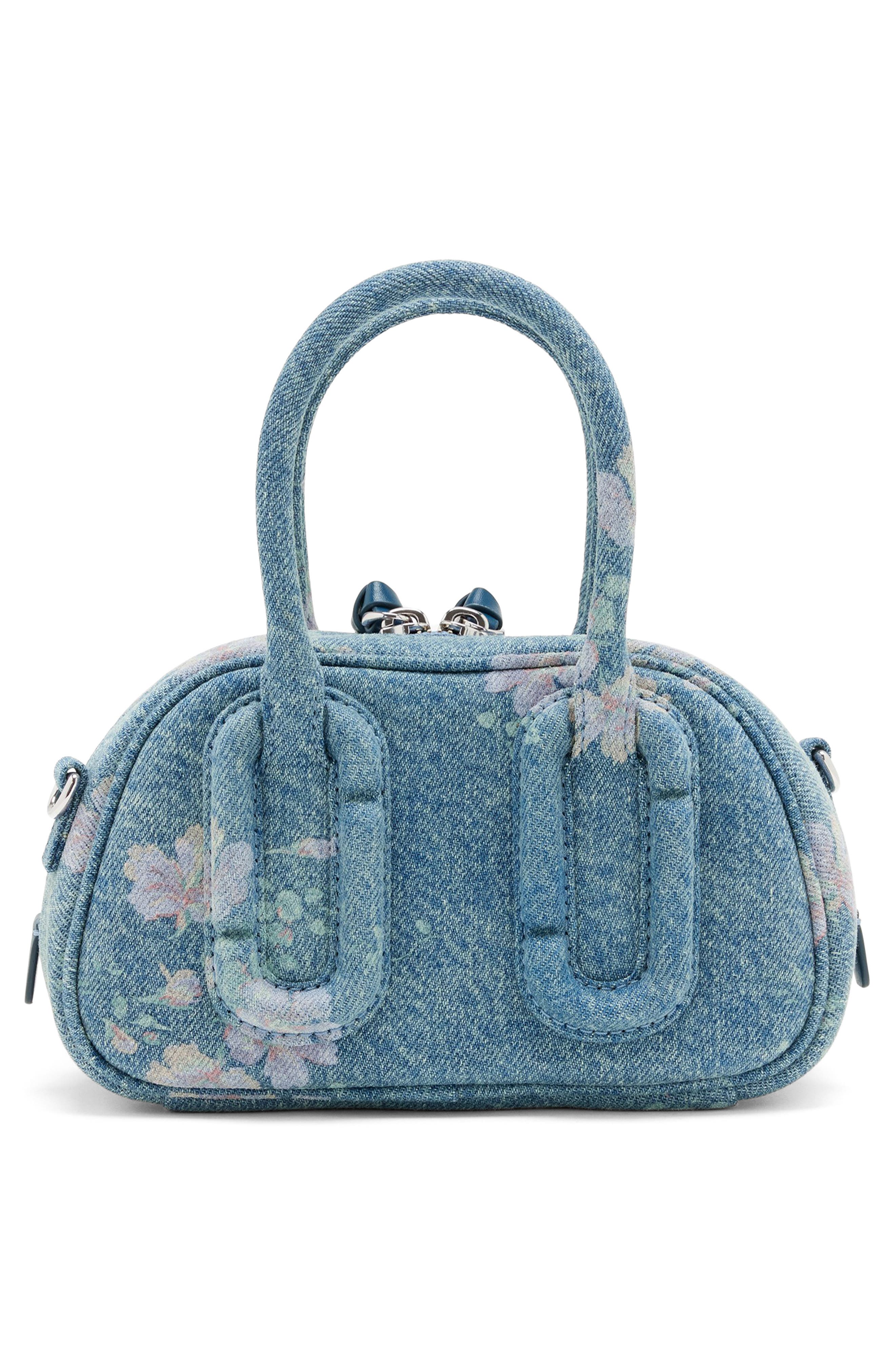 Babe Mini Top Handle Bag, Alternate, color, INDIGO MULTI