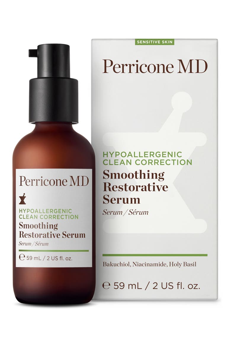 Hypoallergenic Clean Correction Smoothing Restorative Serum, Alternate, color, NO COLOR