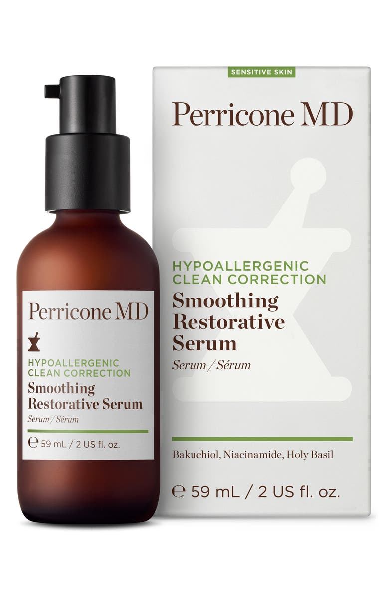 Perricone MD Hypoallergenic Clean Correction Smoothing Restorative Serum, Alternate, color, 