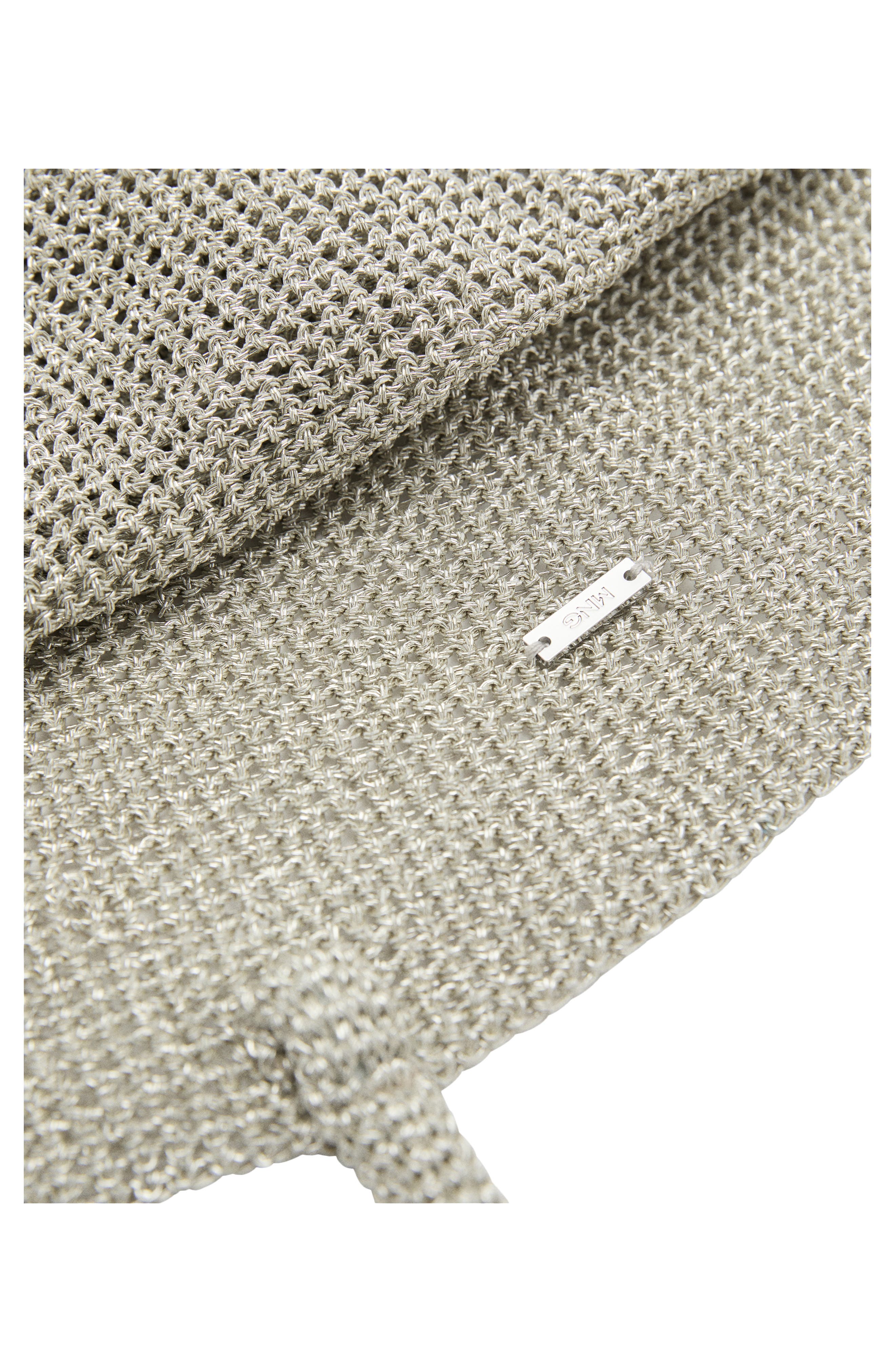 MANGO Woven Shopper Bag, Alternate, color, 