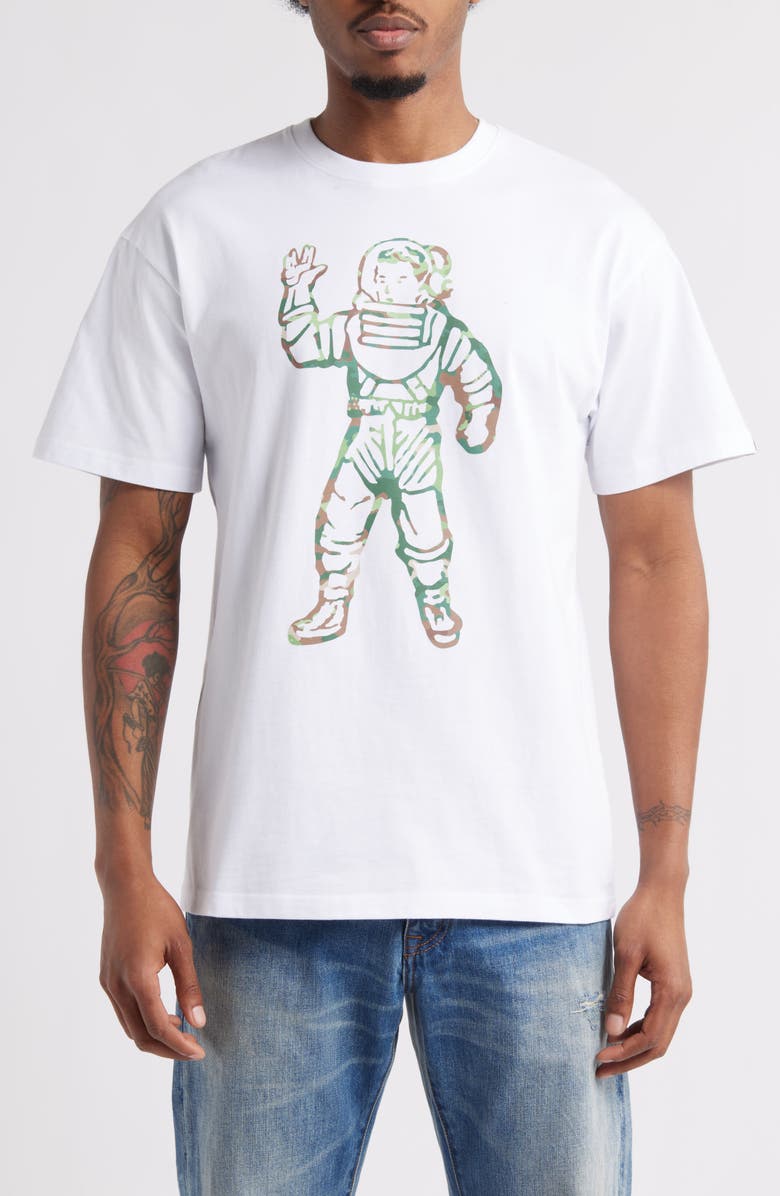 Billionaire Boys Club Astro Camouflage Graphic T-Shirt, Main, color, White