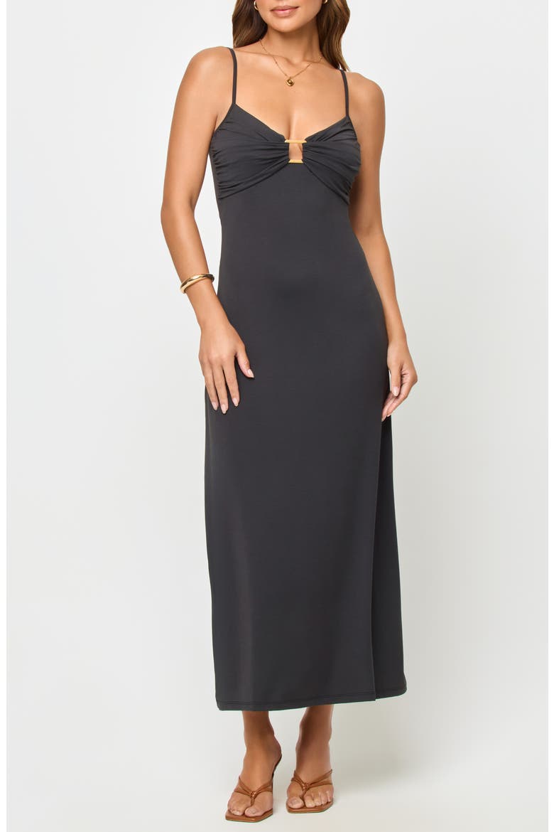 Freya Cover-Up Maxi Dress, Main, color, BLACK