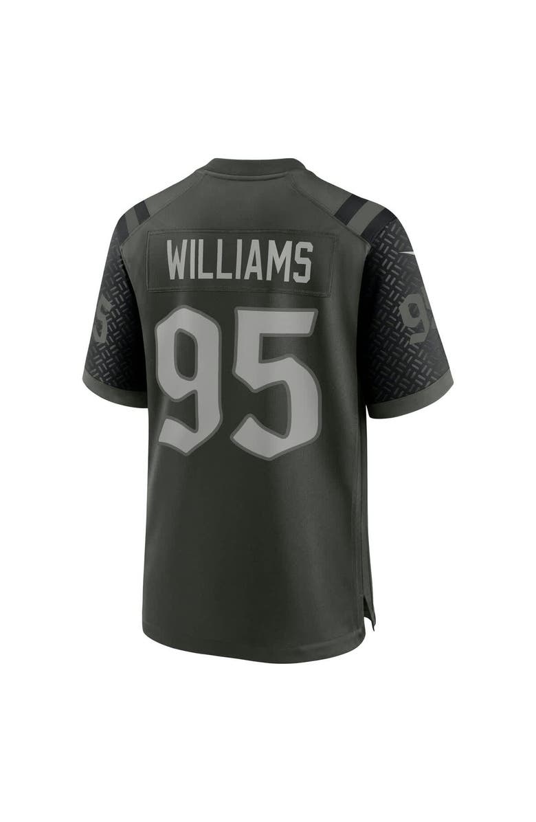 Nike Men's Nike Quinnen Williams Gotham Green New York Jets 2025 Rivalries Collection Game Jersey, Alternate, color, Green
