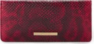 Brahmin Ady Croc Embossed Leather Wallet