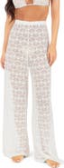 Hurley Open Stitch Wide Leg Cover-Up Pants