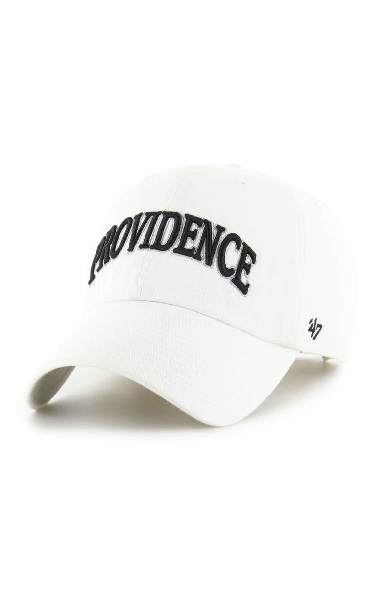 '47 Men's '47 White Providence Friars Clean Up Adjustable Hat, Main, color, 