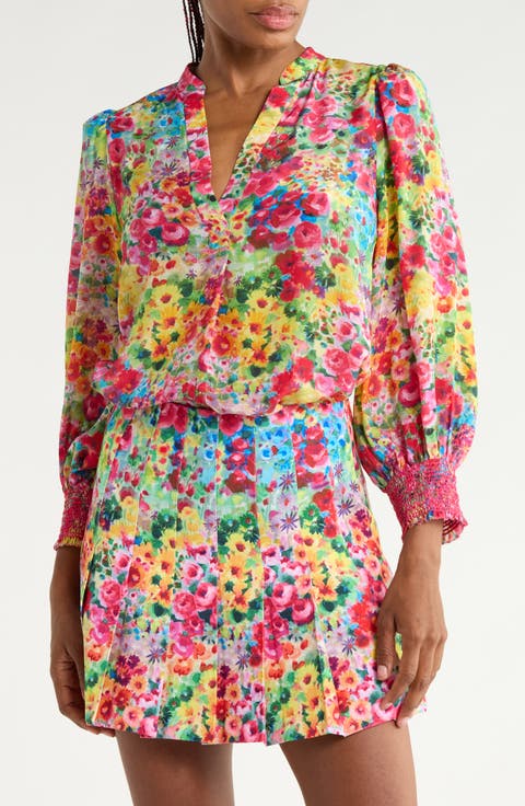 Sheila Floral Silk Top