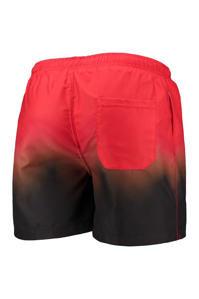 Men's FOCO Orange/Brown Cleveland Browns Dip-Dye Swim Shorts, Alternate, color, Orange