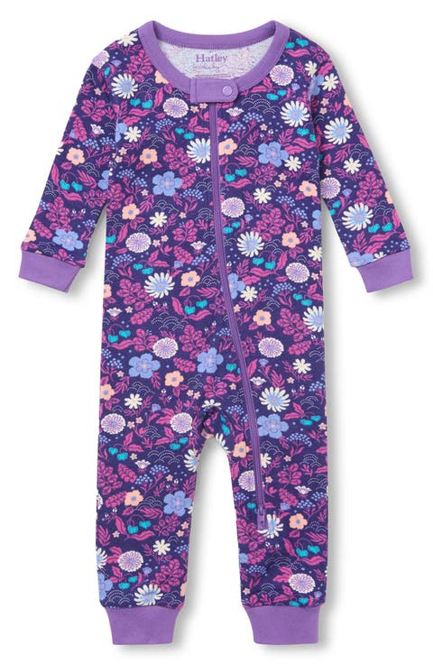 Kids' Tiny Flowers Organic Cotton Coverall