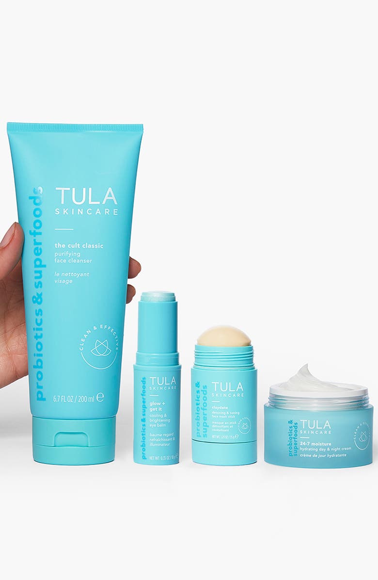 TULA Skincare Stay Present 5-Piece Skin Refining Kit, Alternate, color, 