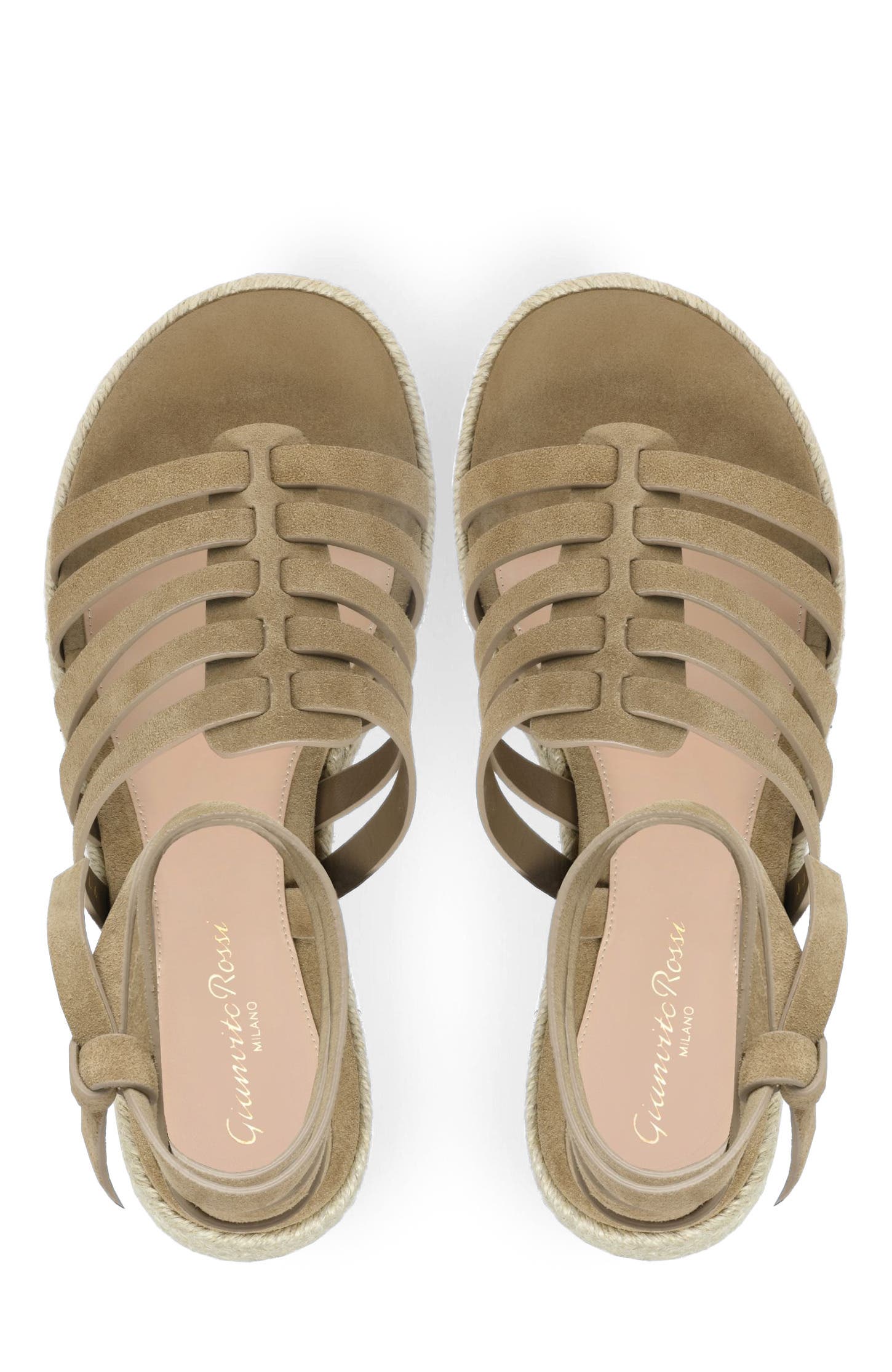 Pompei Espadrillas Sandal, Alternate, color, Brown Suede Leather