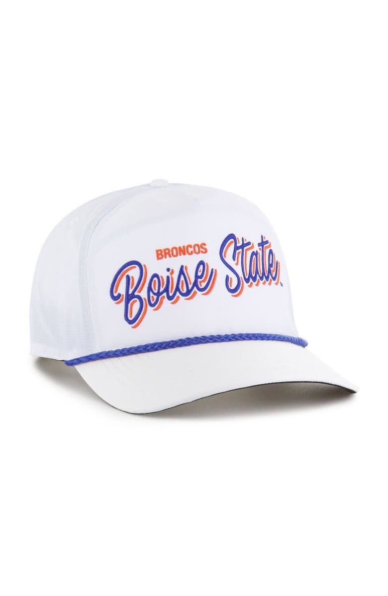 '47 Men's '47  White Boise State Broncos Fairway Hitch Adjustable Hat, Alternate, color, White