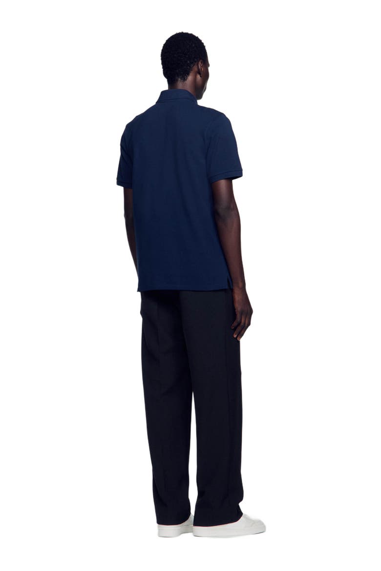 Polo shirt with Square Cross patch, Alternate, color, Navy blue