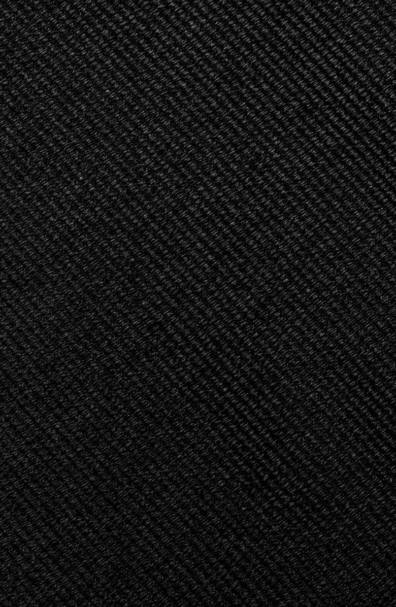 Jack Victor Bowman Solid Silk Blend Tie, Alternate, color, Black