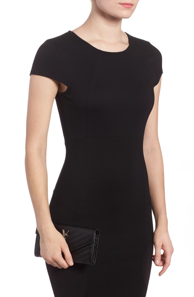 Saint Laurent Matelassé Leather Envelope Wallet, Alternate, color,