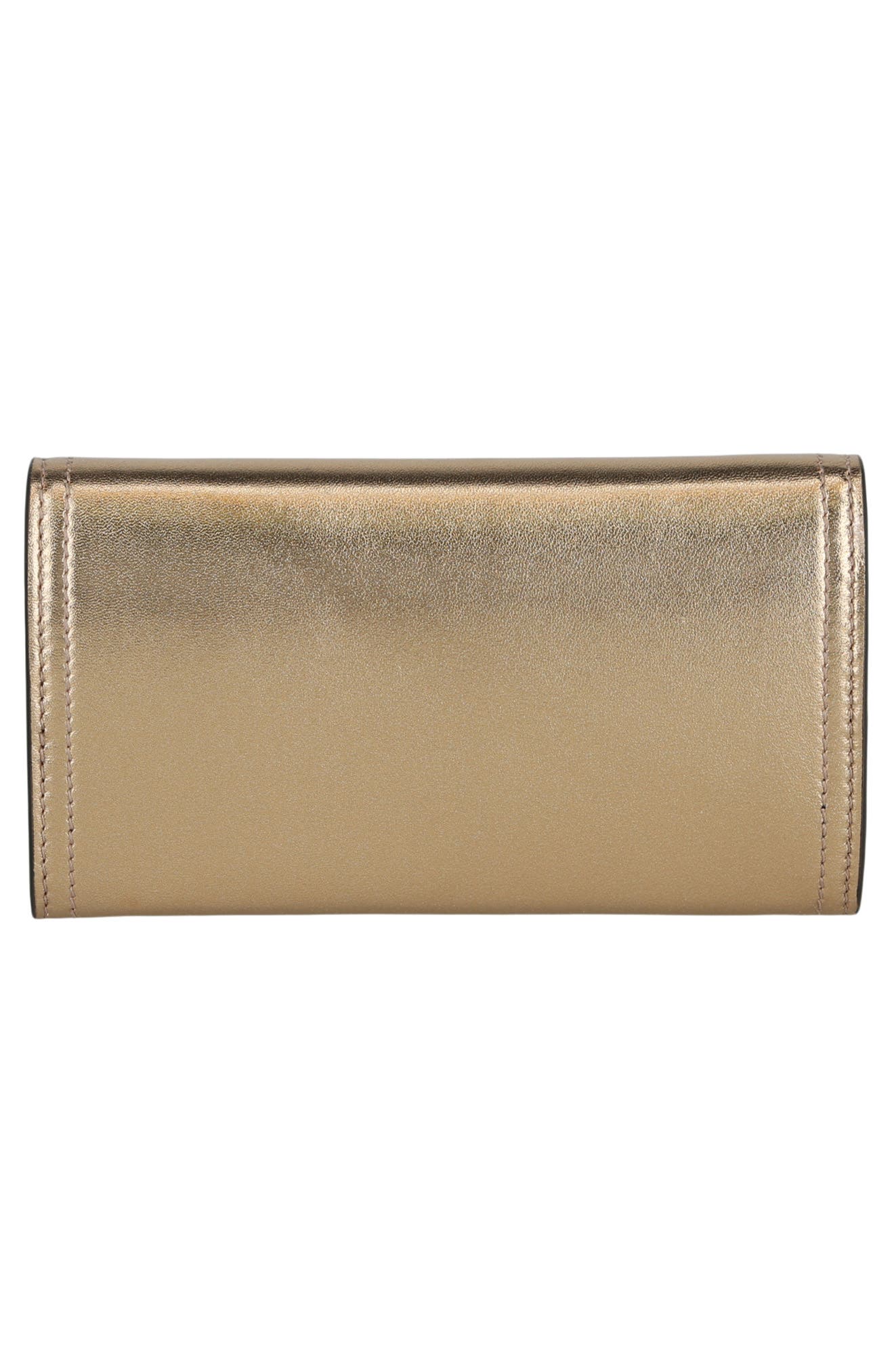 Moschino Logo Clutch, Alternate, color, 