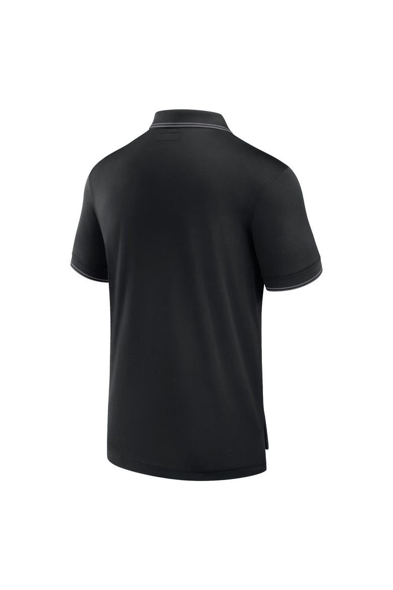 Men's Fanatics Signature Black Chicago White Sox Pique Polo Shirt, Alternate, color, Black