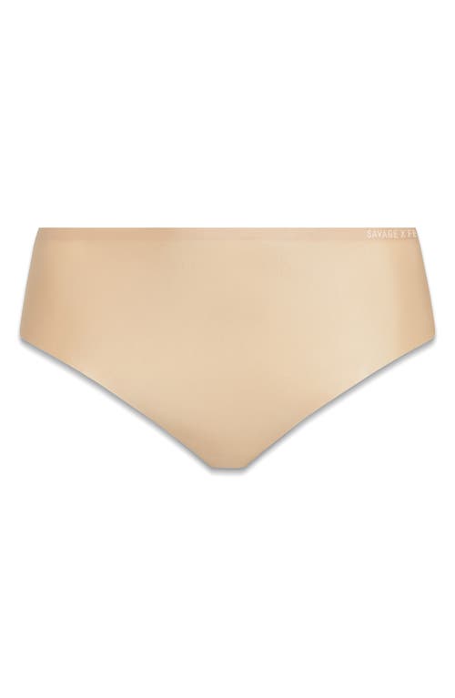 Savage X Fenty Microfiber No-show Hipster Briefs In Nude