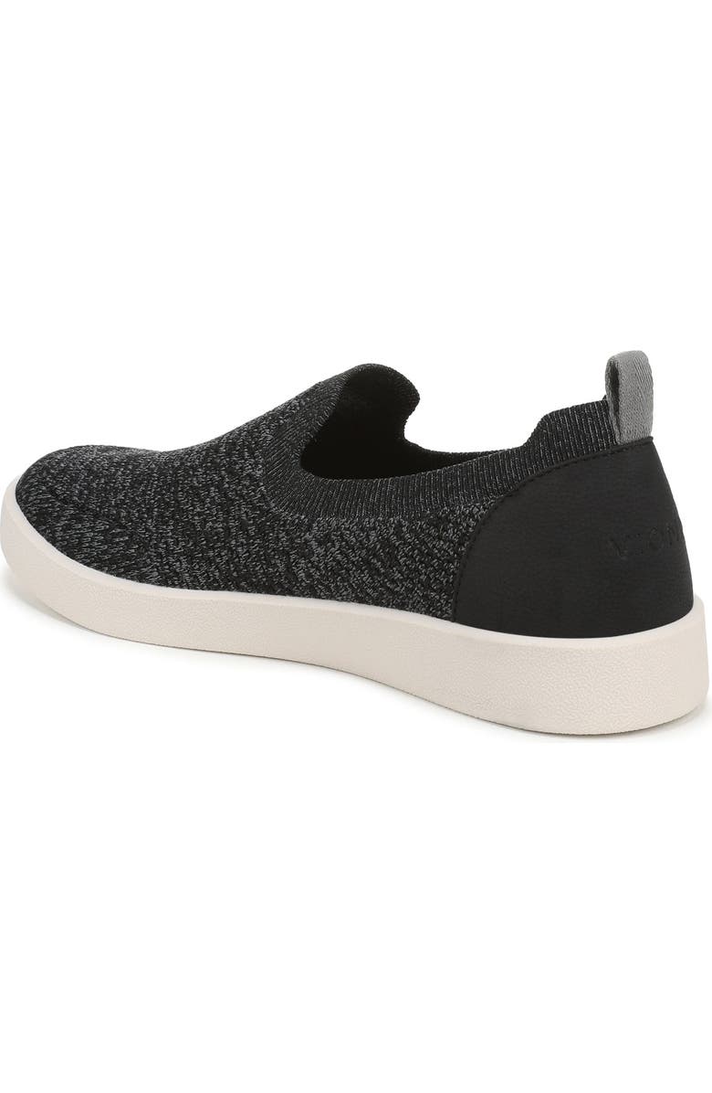Vionic Elda Knit Slip-On Sneaker, Alternate, color, Black Knit