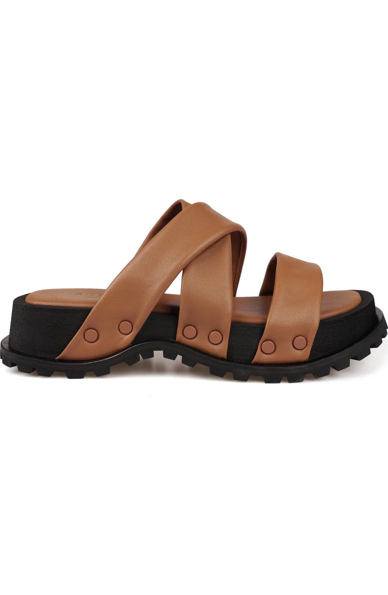 Artisan Crafted By Zigi Elixa Platform Sandal, Alternate, color, Saddle
