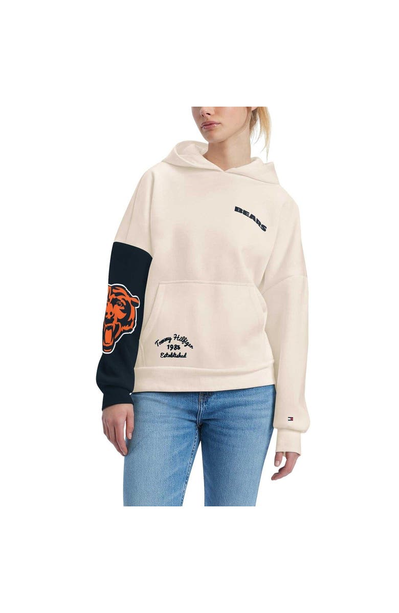 Tommy Hilfiger Women's Tommy Hilfiger Cream/Navy Chicago Bears Harriet Pullover Hoodie, Main, color, Cream