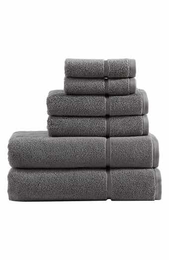 Vera Wang Modern Lux 6-Piece Bath Towel, Hand Towel & Washcloth Set