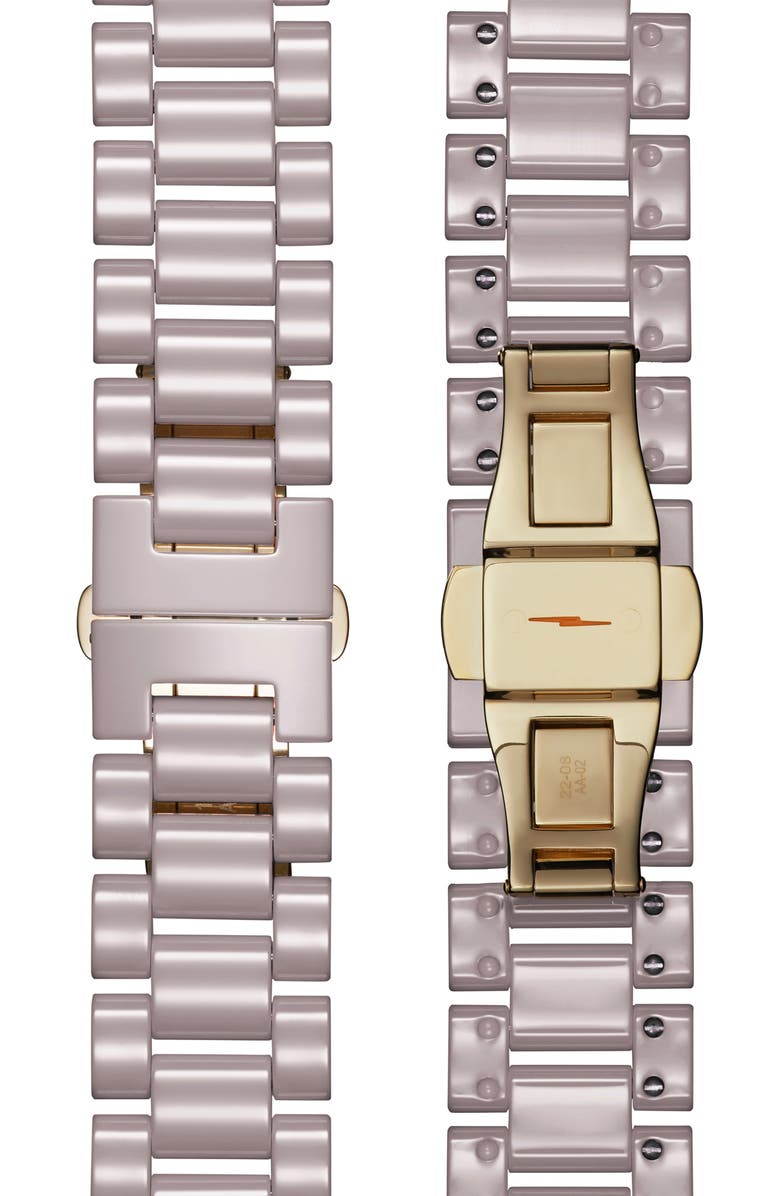 Shinola The Canfield Sport Chronograph Ceramic Bracelet Watch, 40mm, Alternate, color, 