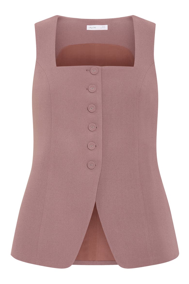 Abbie Vest, Alternate, color, CINNAMON