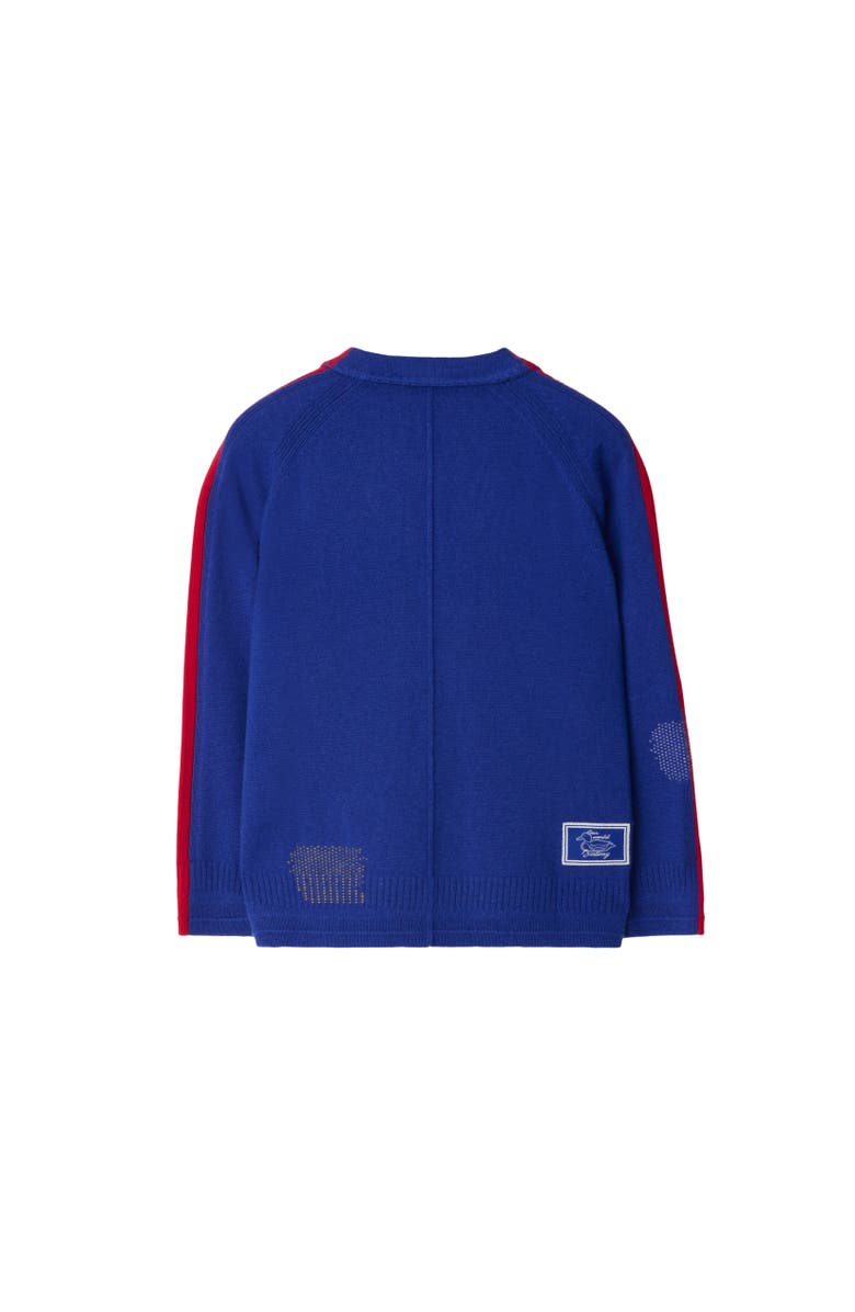 Burberry EKD Colour Block Cashmere Cardigan, Alternate, color,