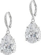 CZ by Kenneth Jay Lane Cubic Zirconia Pear Drop Earrings