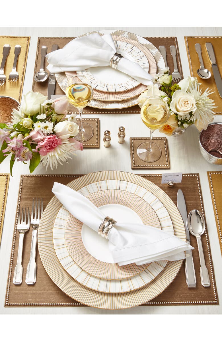 Prouna Luminous Round Platter / Charger Plate, Alternate, color, White