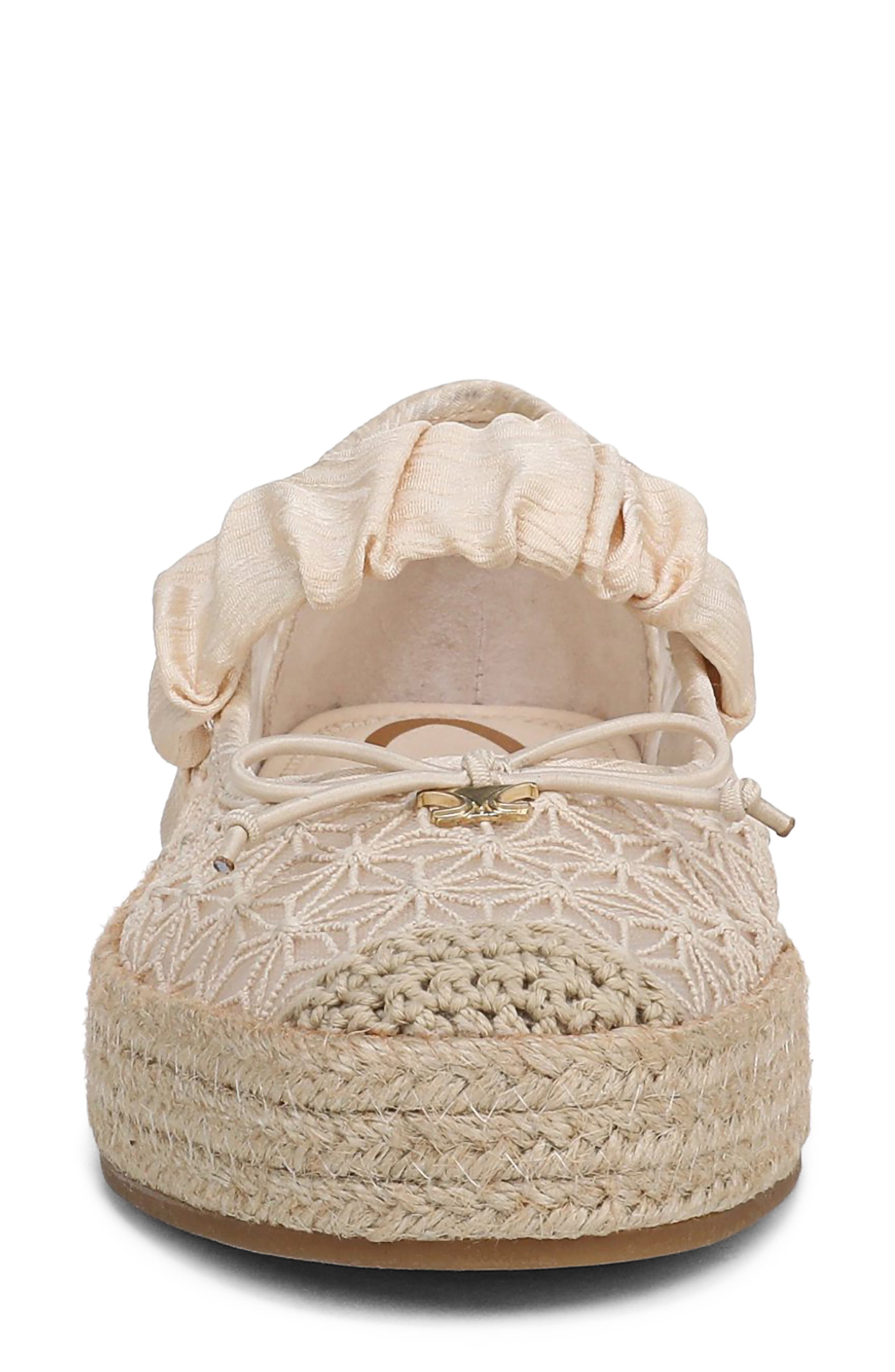 Circus NY by Sam Edelman Lillie Mesh Platform Espadrille, Alternate, color, Vanilla Bean