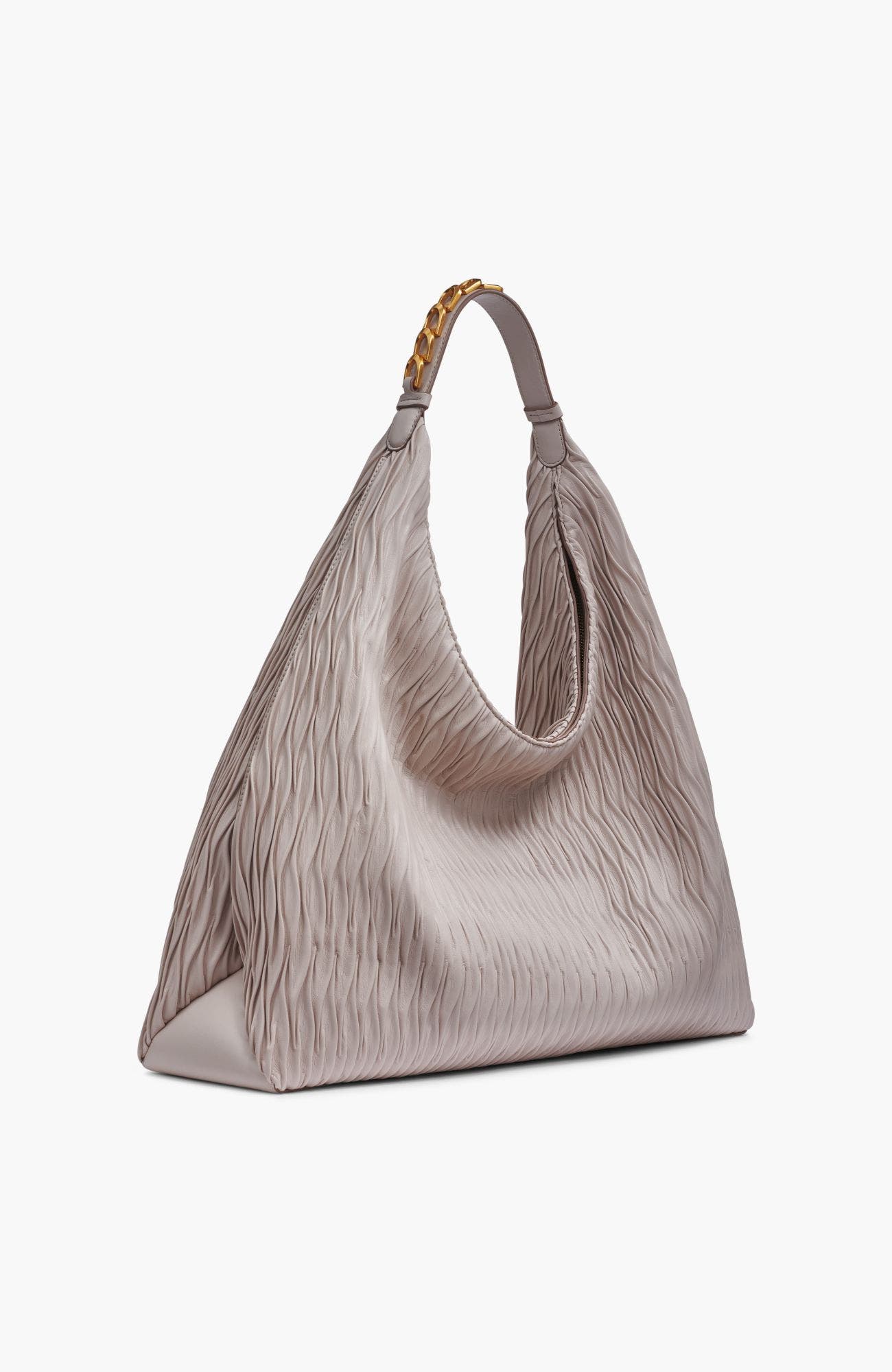 Bellmore Large Pleated Hobo, Alternate, color, Sand