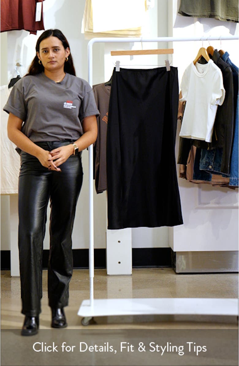 Mia Satin Maxi Skirt, sales video thumbnail