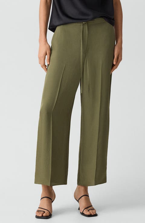 Wide Leg Crop Pants