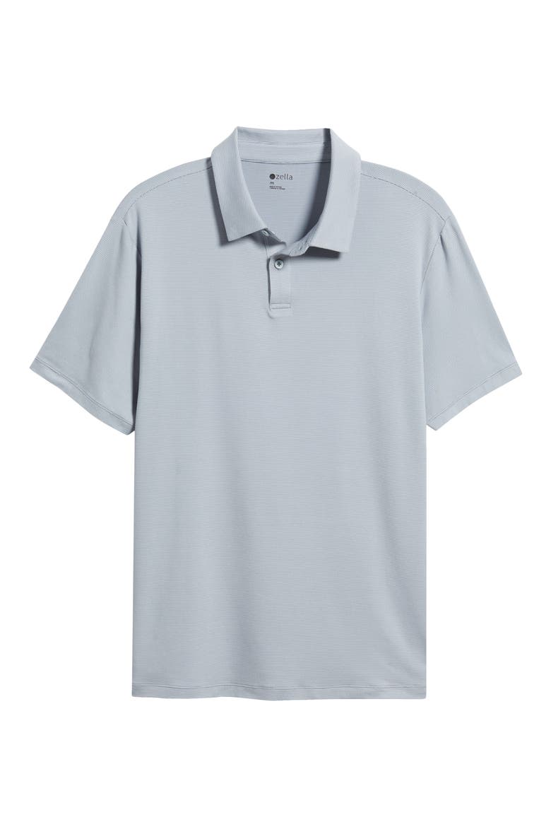Dynamic Stripe Polo, Alternate, color, BLUE DELICATE STRIPE