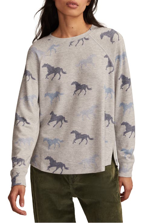 Cloud Raglan Sleeve Knit Top