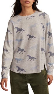 Lucky Brand Cloud Raglan Sleeve Knit Top