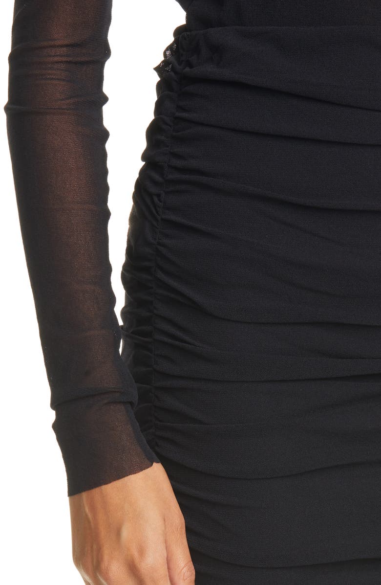 Fuzzi Ruched Tulle Skirt, Alternate, color, 