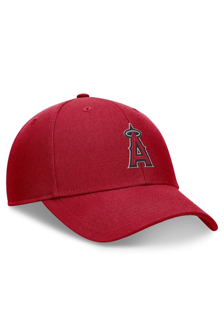 Men's Nike Red Los Angeles Angels Evergreen Club Performance Adjustable Hat, Alternate, color, Red