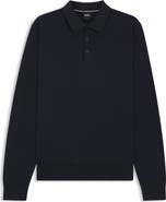 BOSS Gemello Cotton Polo Sweater