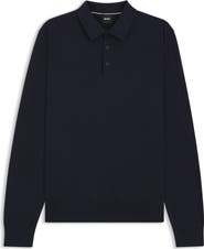 BOSS Gemello Cotton Polo Sweater
