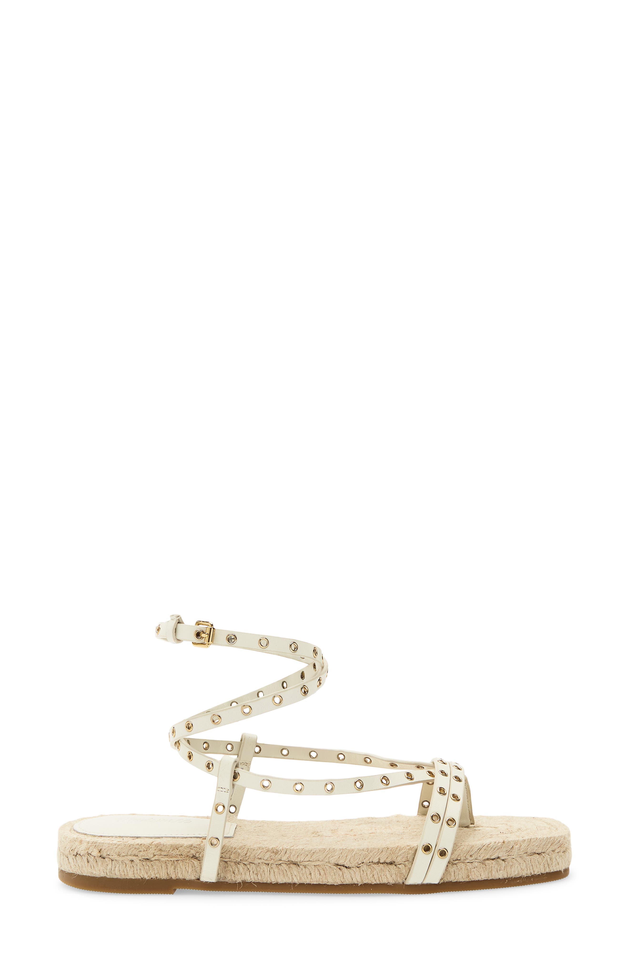 Madewell The Mira Espadrille Sandal, Alternate, color, Ivory